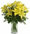 Florero de Vidrio 8 Varas de Liliums