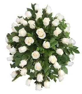 Cubre Urna de 50 Rosas