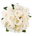 1 Ramo, 12 Rosas Blancas Funebres