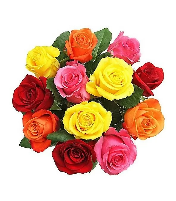 Ramo 12 Rosas Surtidas