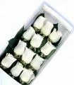 Caja 12 Rosas Blancas